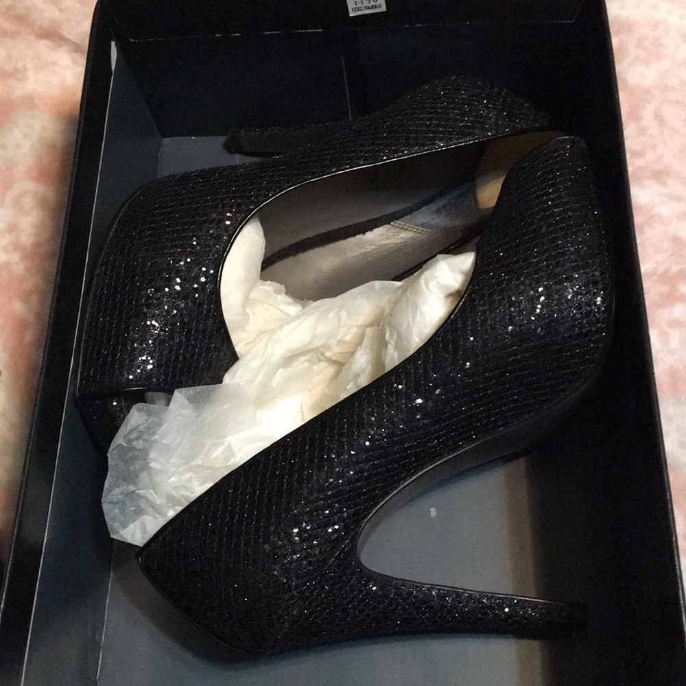 Nordstrom Platinum Black heels